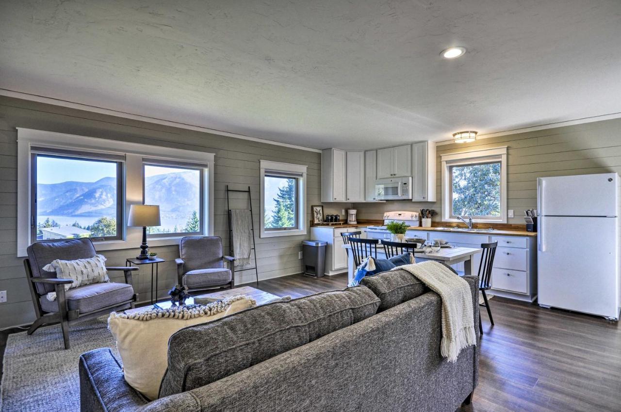 Scenic Studio With Loft And View Of The Columbia River Carson Extérieur photo
